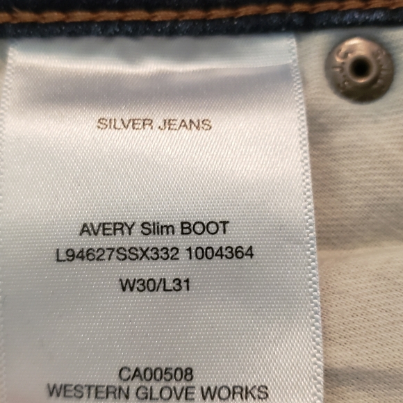 Silver Jeans Avery Slim Boot, Size W30/L31 - Picture 4 of 4